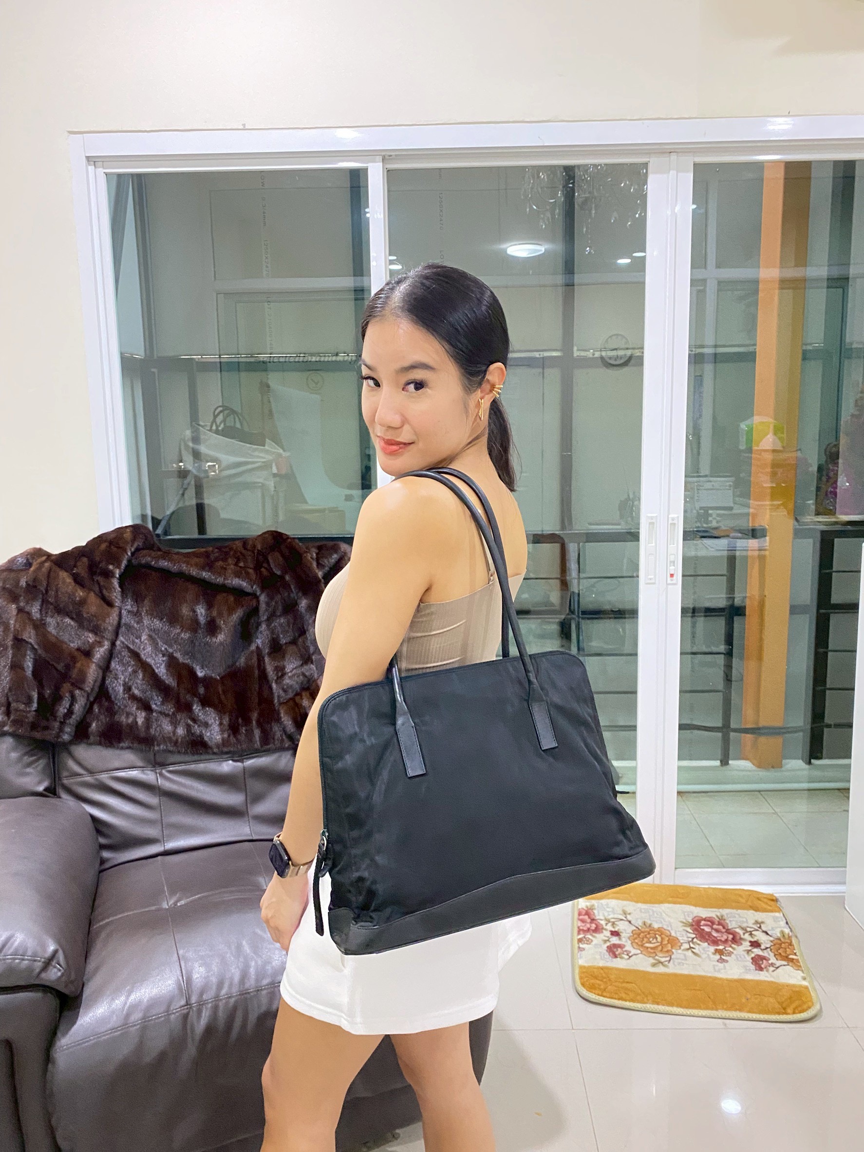 Prada Tessuto Logo Tote bag - Image 2