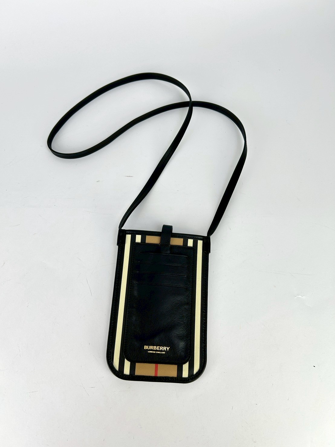 Burberry Icon Stripe Anne Phone Case Crossbody bag
