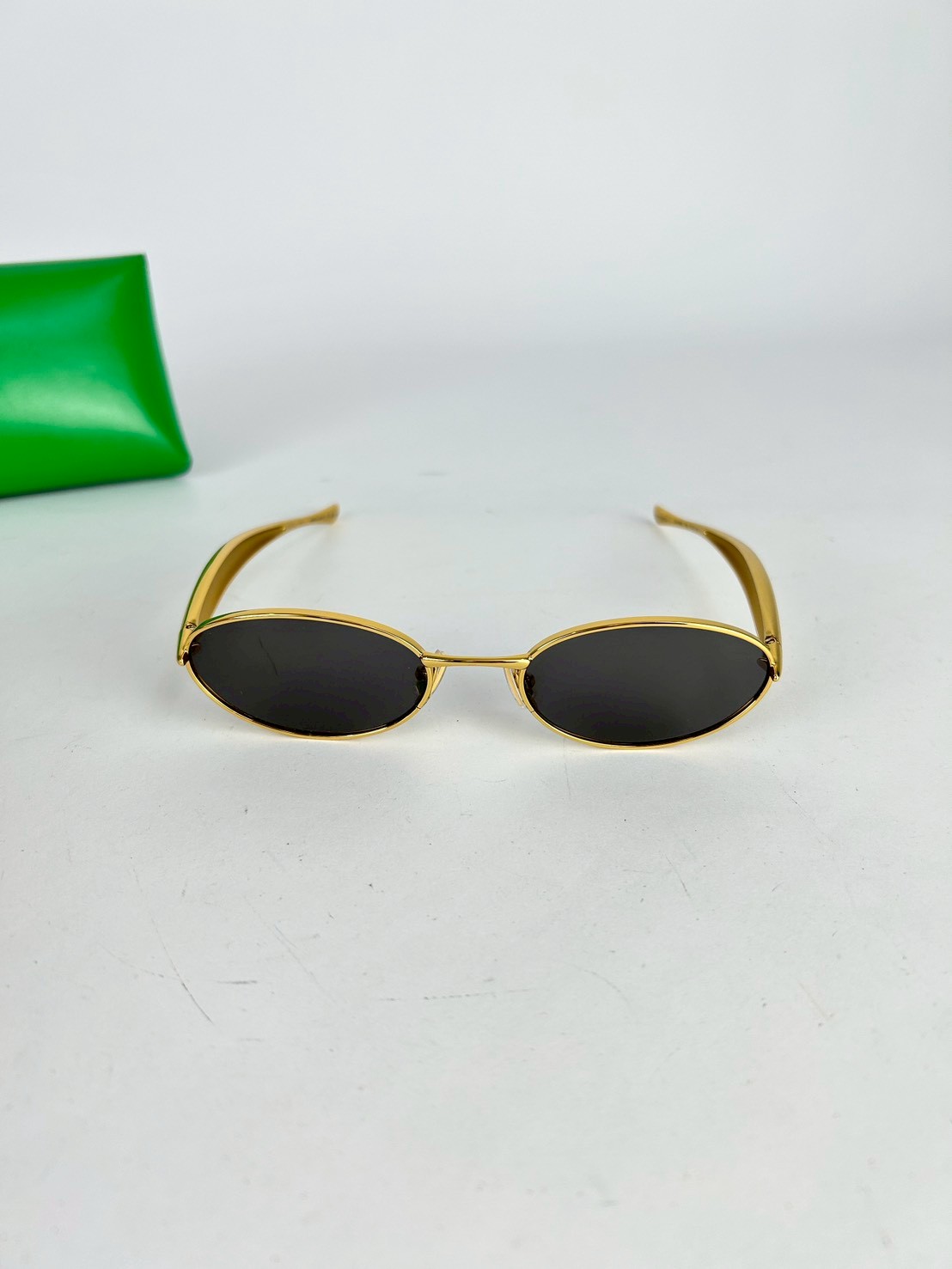 Bottega BB1386S Sardine Oval Sunglasses - Image 3