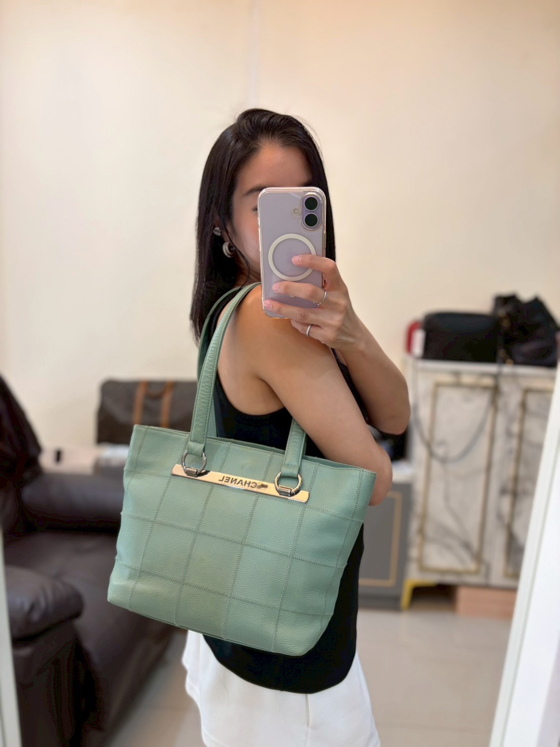 Chanel Vintage Lax Tote bag holo9 - Image 2