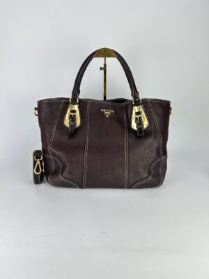 Prada Vitello Daino Shopping Tote bag