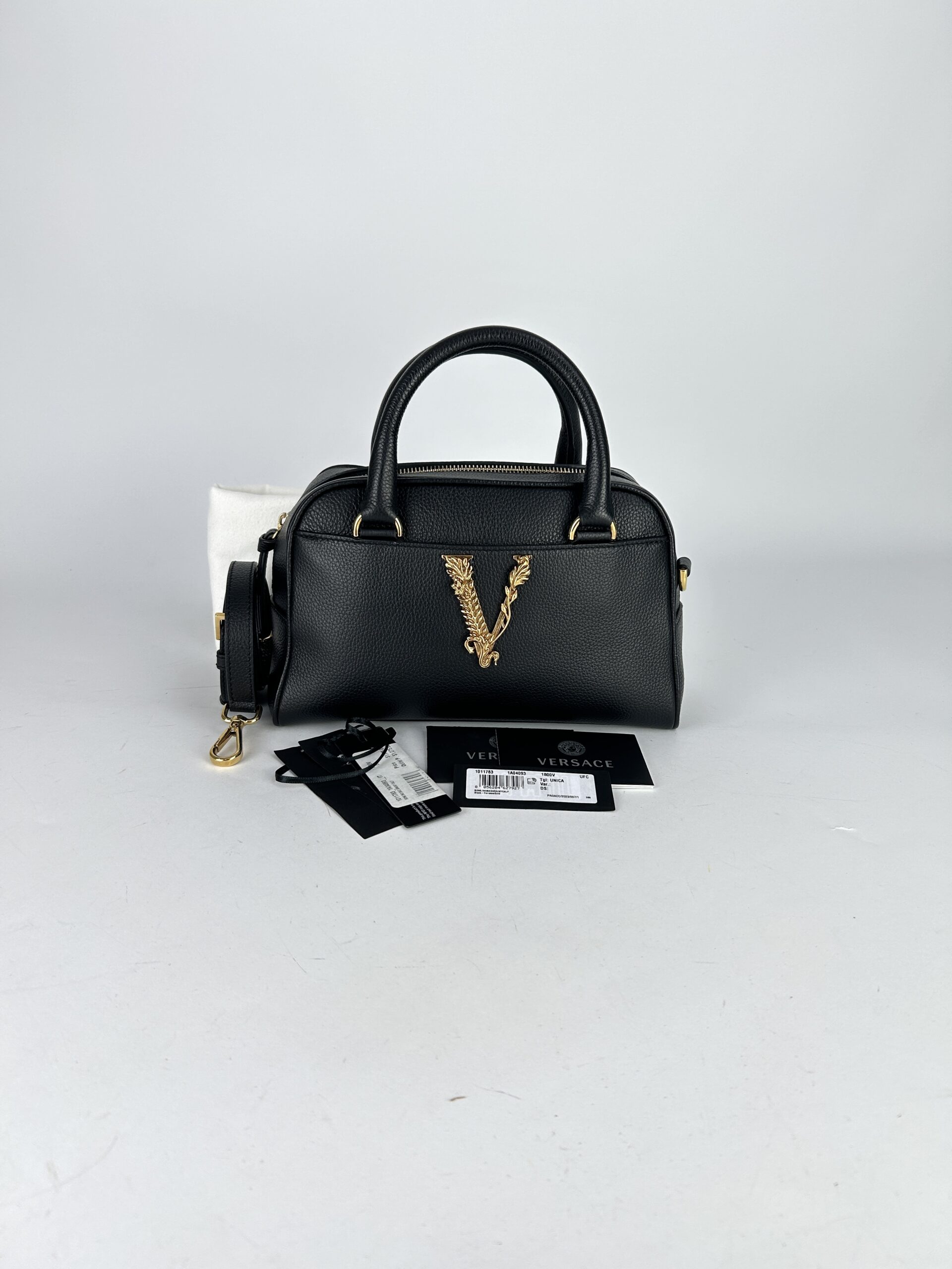 Versace Virtus Small Handler Bag