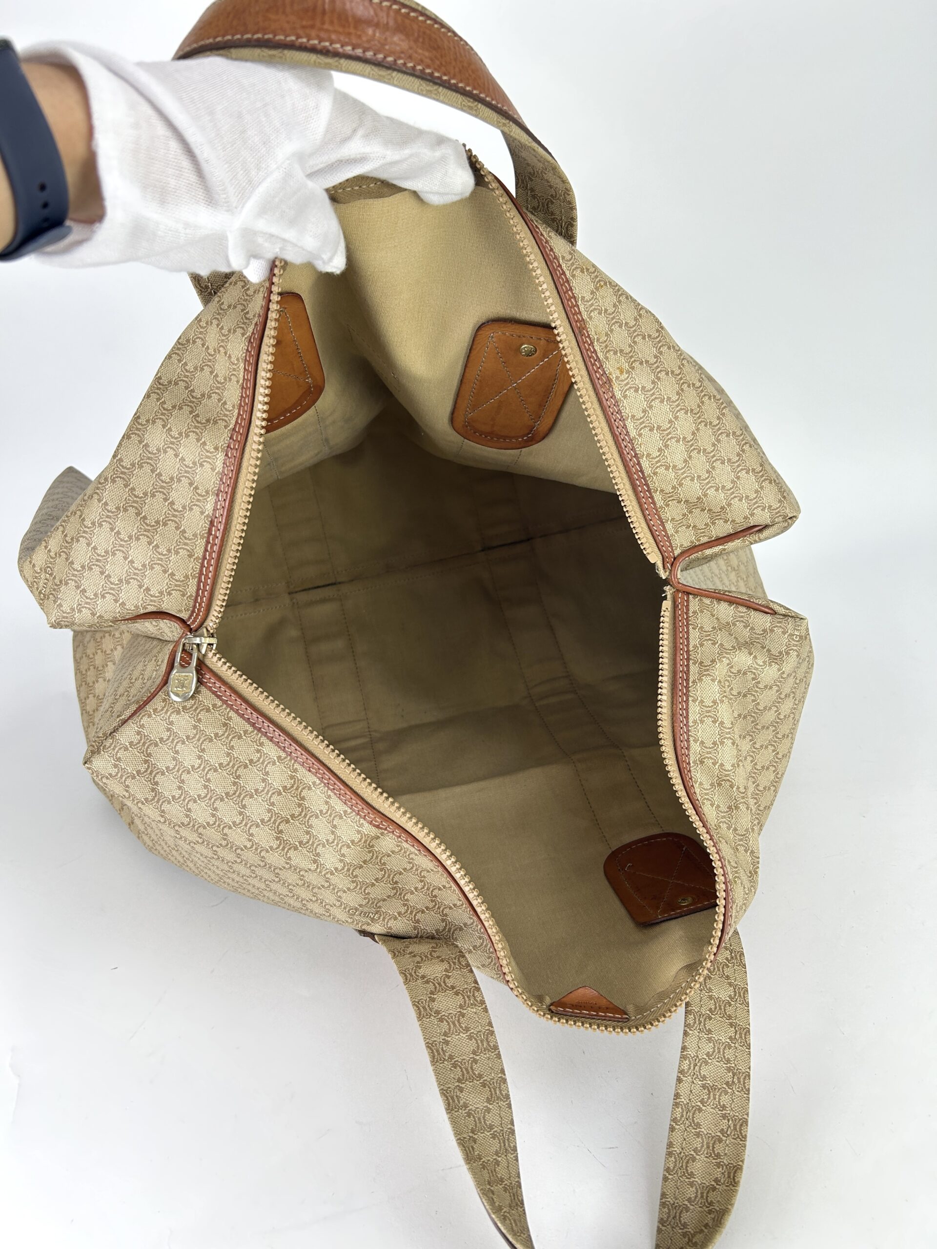 Celine Macadam Travel Canvas Hand bag - Image 6