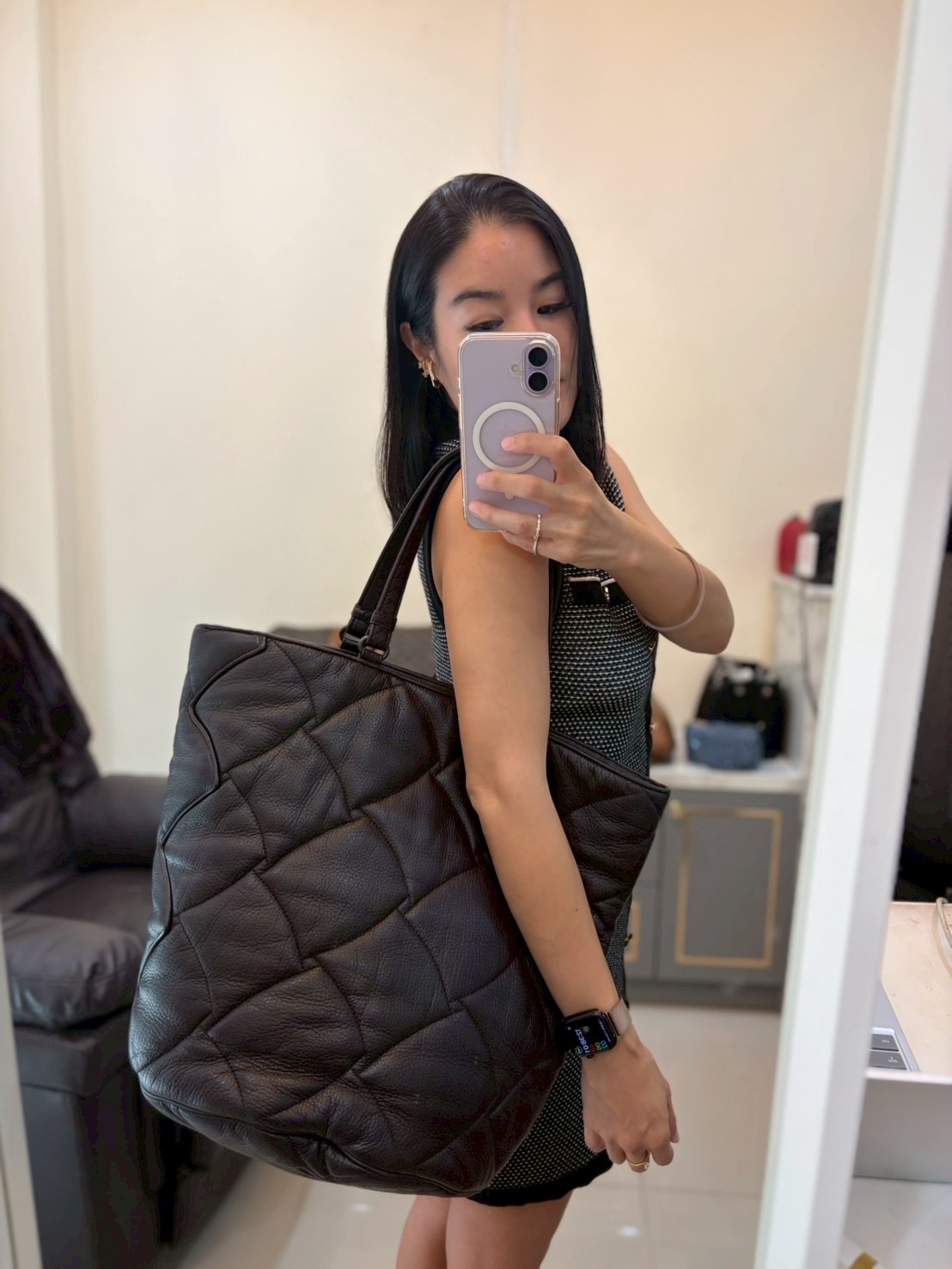 Bottega Quilted Tote bag Y2008 - Image 2