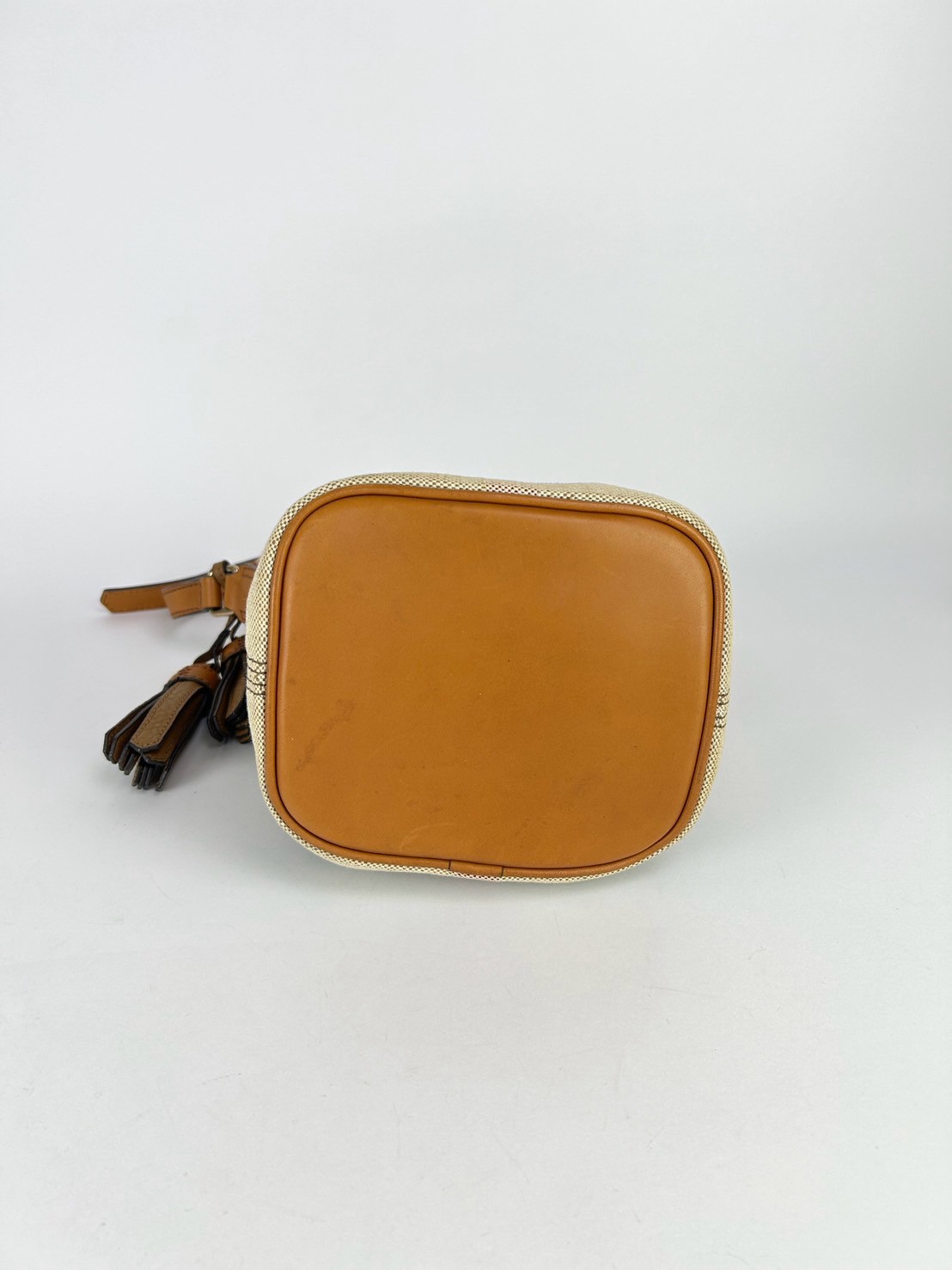 Burberry Ashby Canvas Check Bucket bag - Image 4