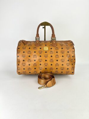 Mcm Logogram Vicetos Boston bag