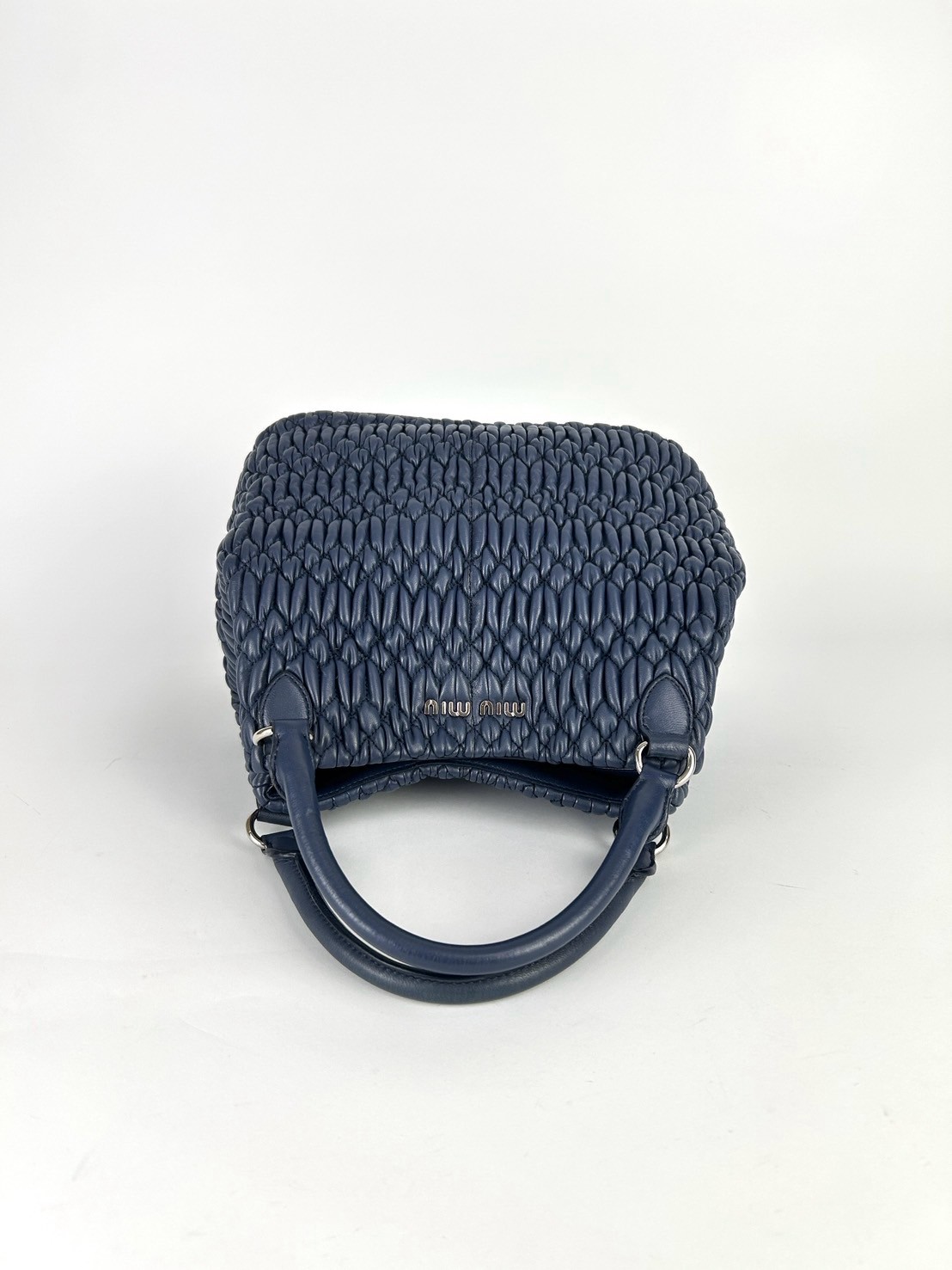 Miumiu Matelasse Nappa Crystal Satchel Tote bag - Image 5