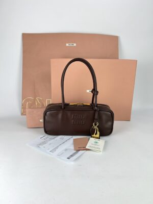 Miumiu  Beau Leather Top Handle bag Y2020