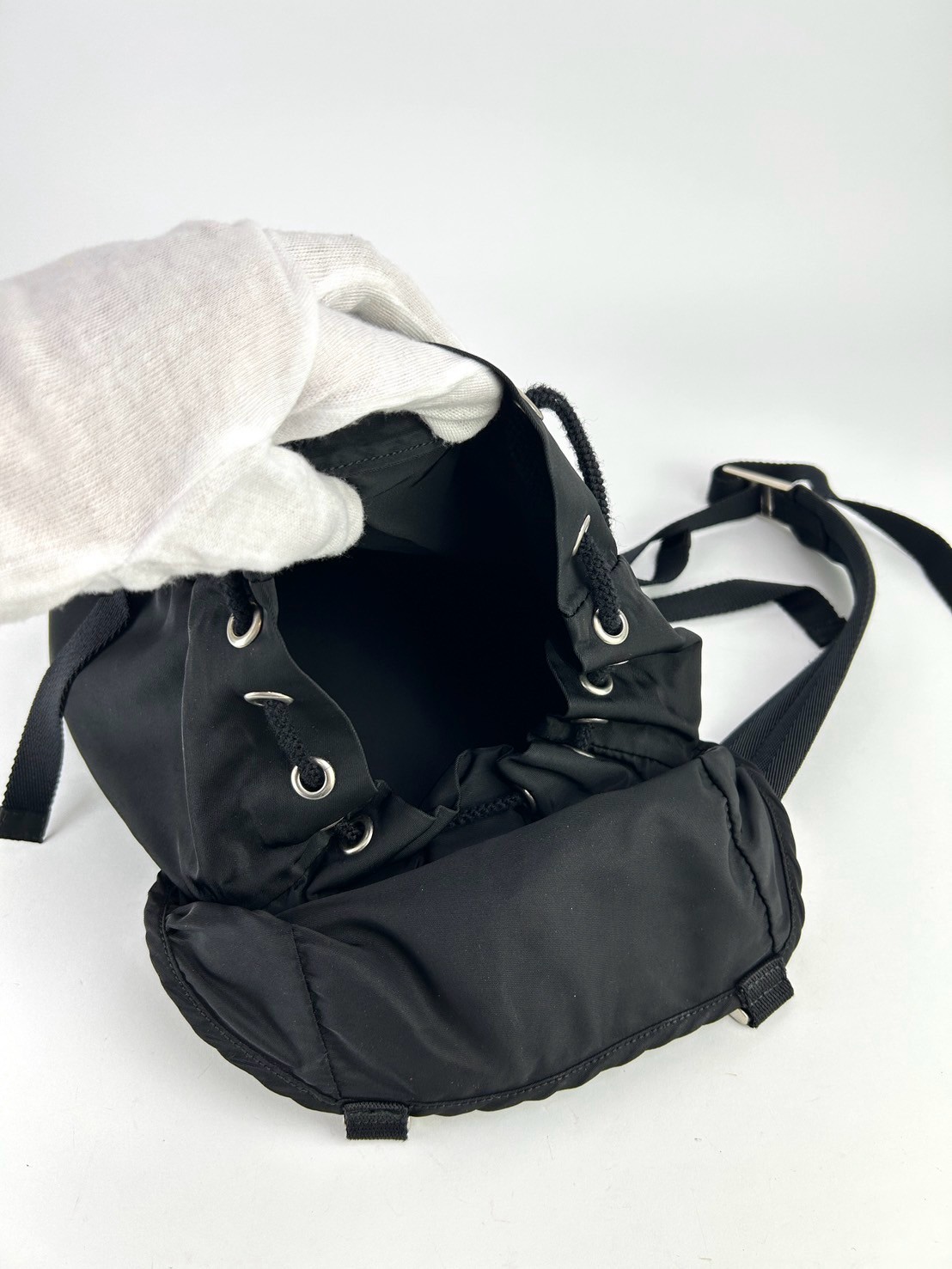 Prada Backpack Nylon Bag - Image 6