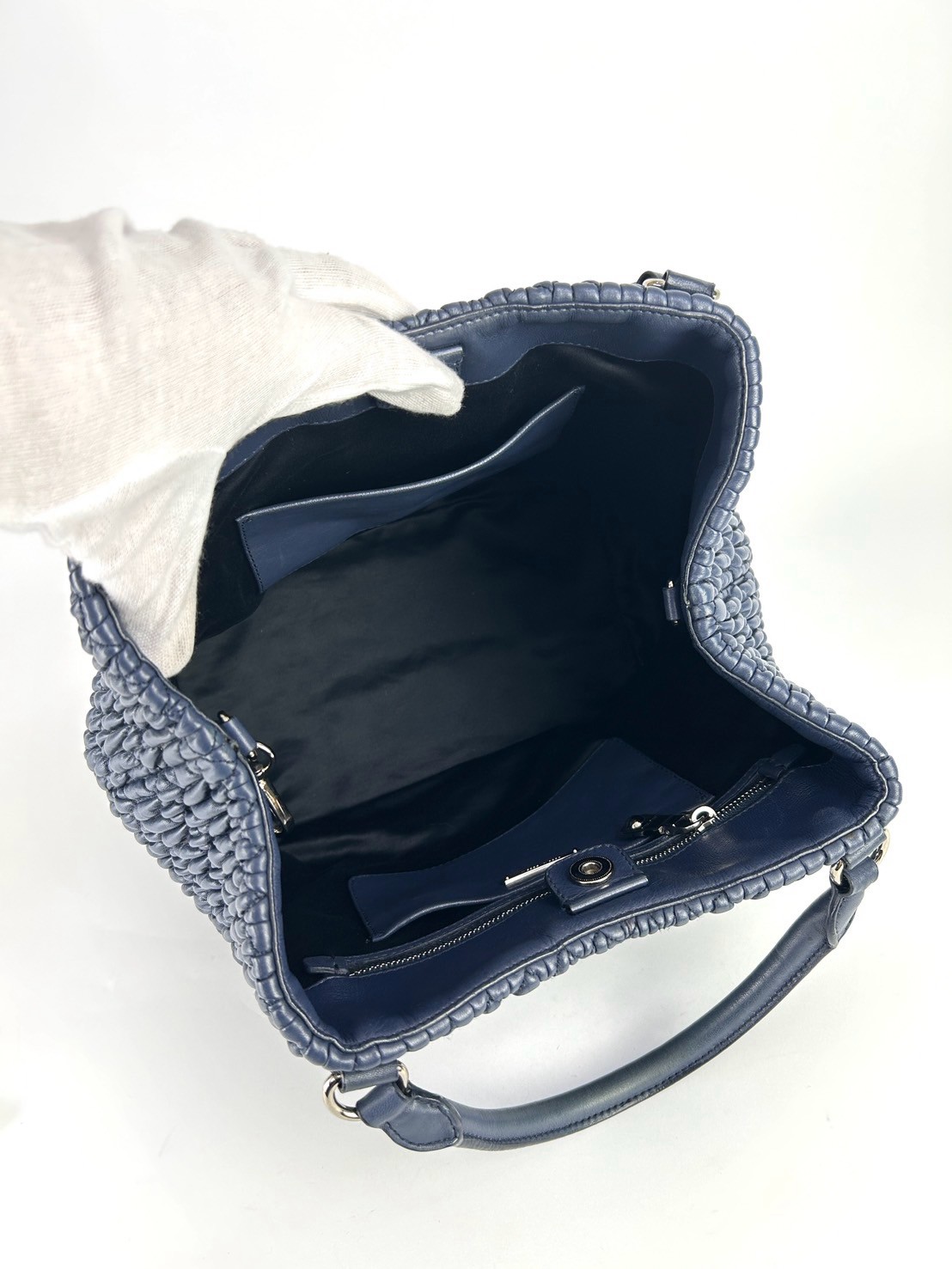 Miumiu Matelasse Nappa Crystal Satchel Tote bag - Image 6