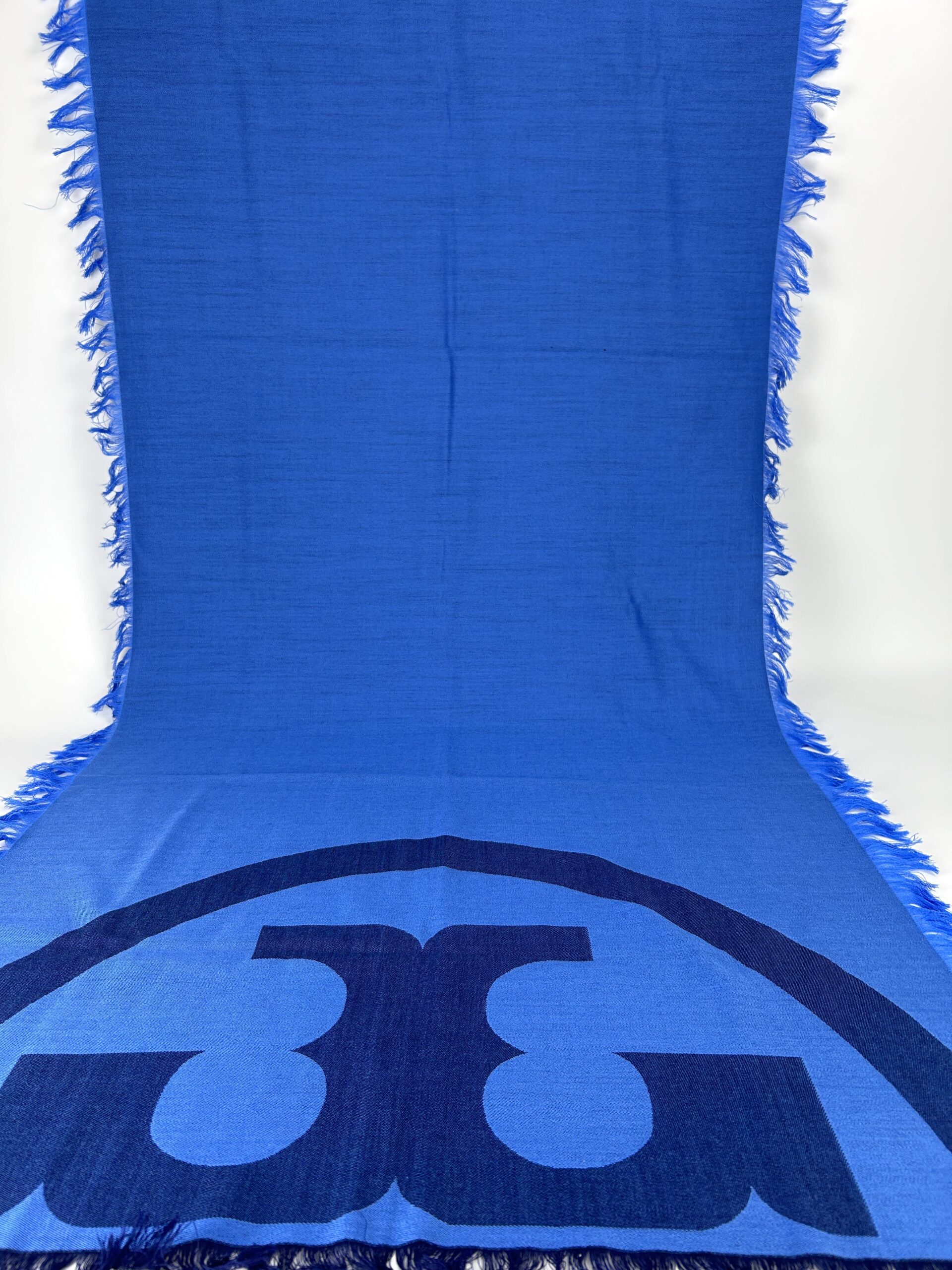 ToryBurch Split Logo Jacquard Scarf - Image 5