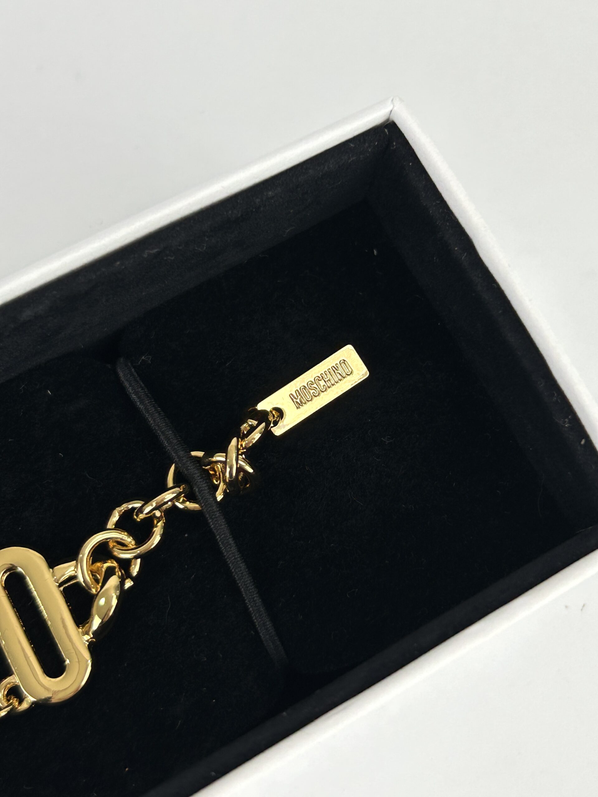 Moschino Logo Lettering Chain Bracelet - Image 5