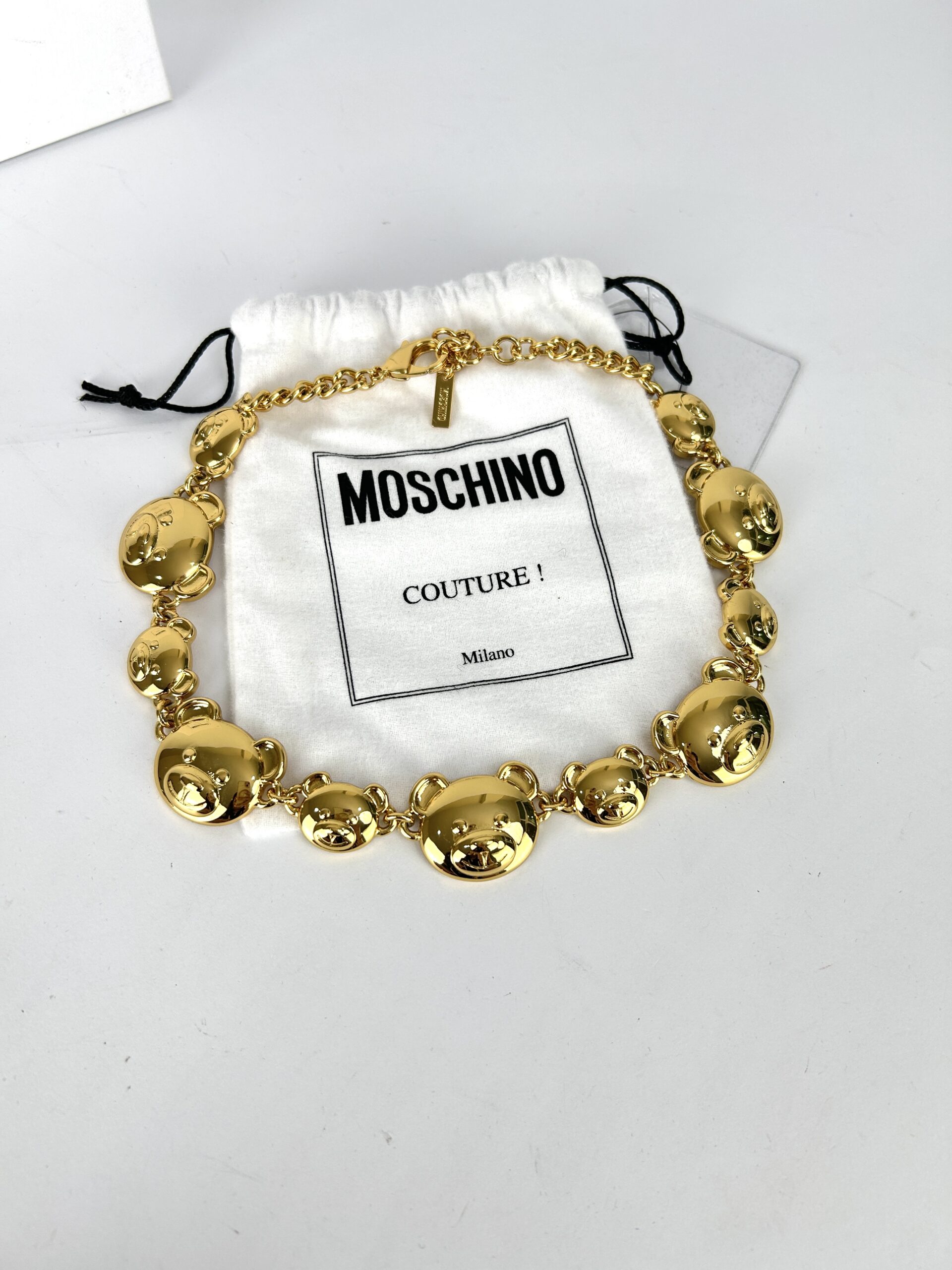 Moschino Bijoux Bear Collar Necklace - Image 2