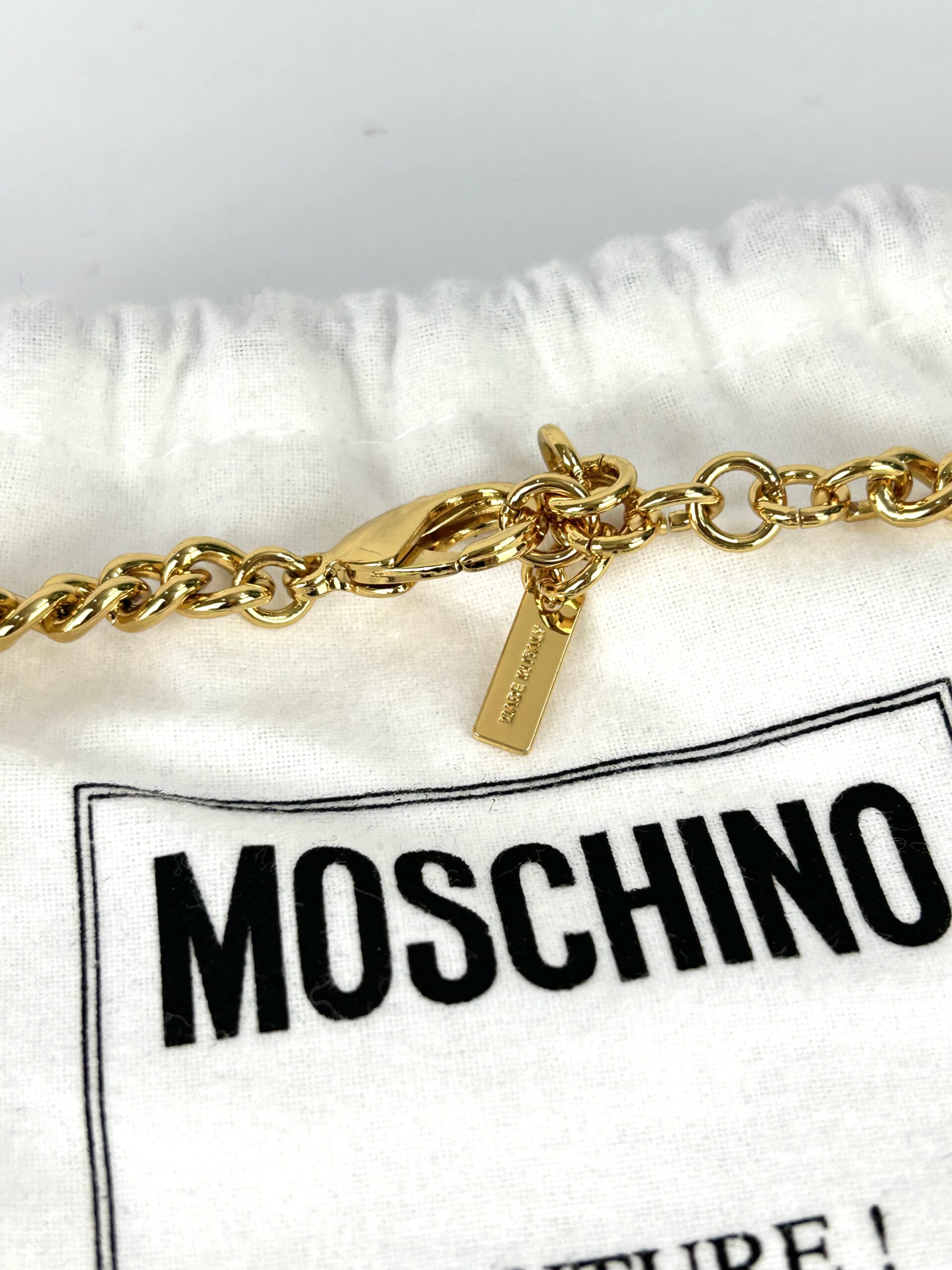 Moschino Bijoux Bear Collar Necklace - Image 5