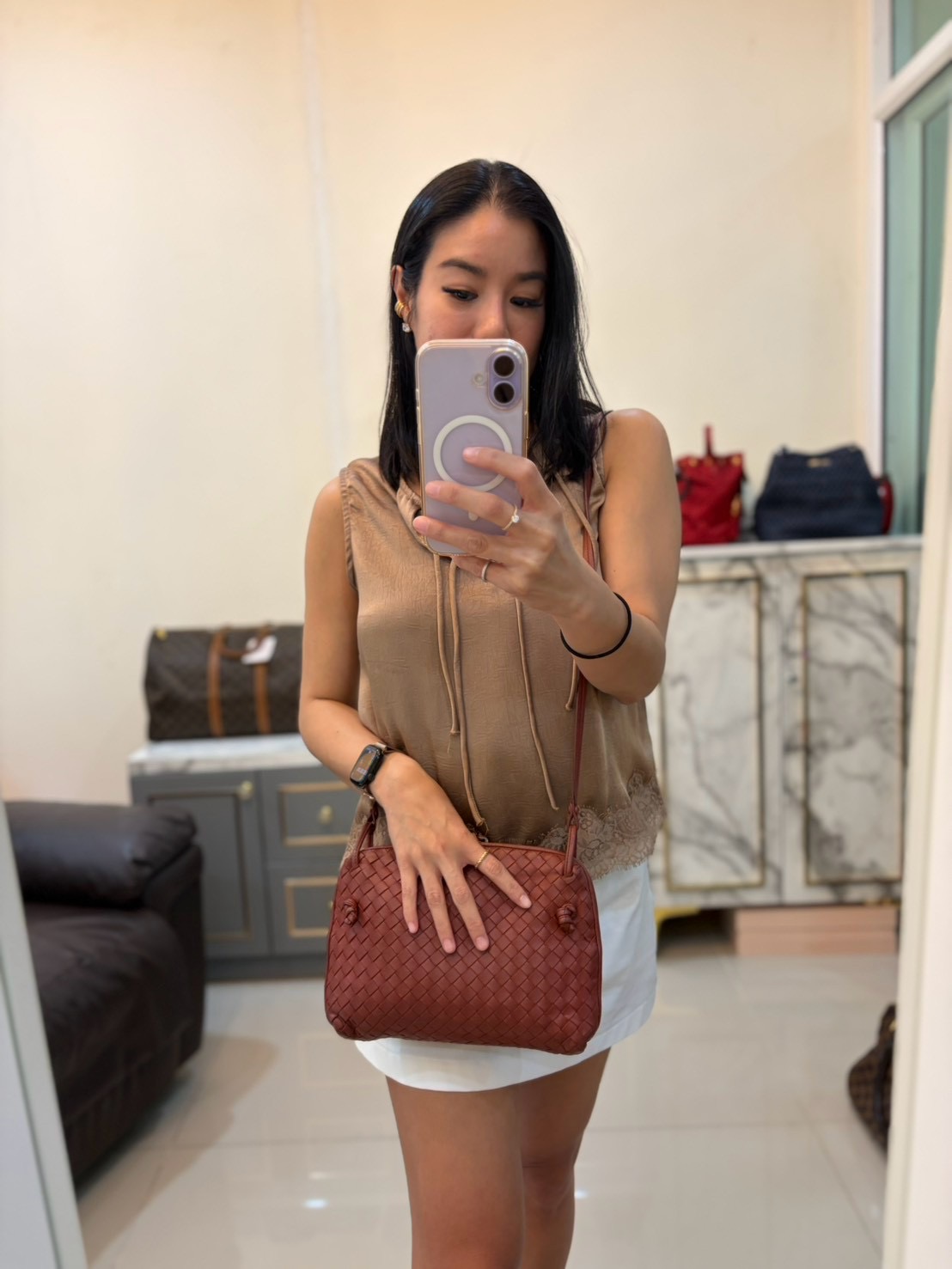 Bottega Nappa Nodini Crossbody bag - Image 2