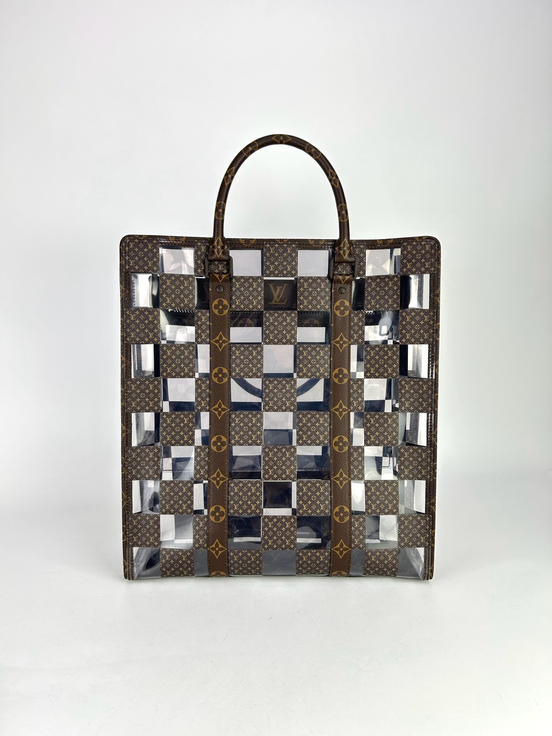 LouisVuitton PVC Monogram Chess Sac Plat Y2022 - Image 3