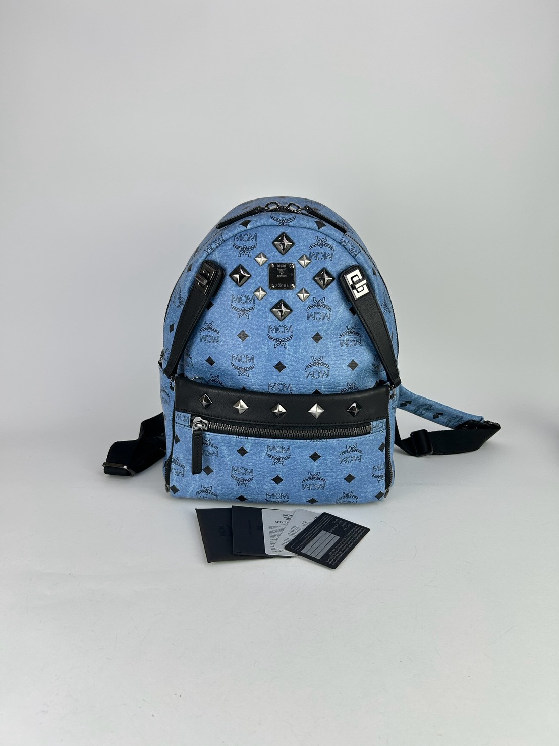 Mcm Visetos Stark Small Backpack bag