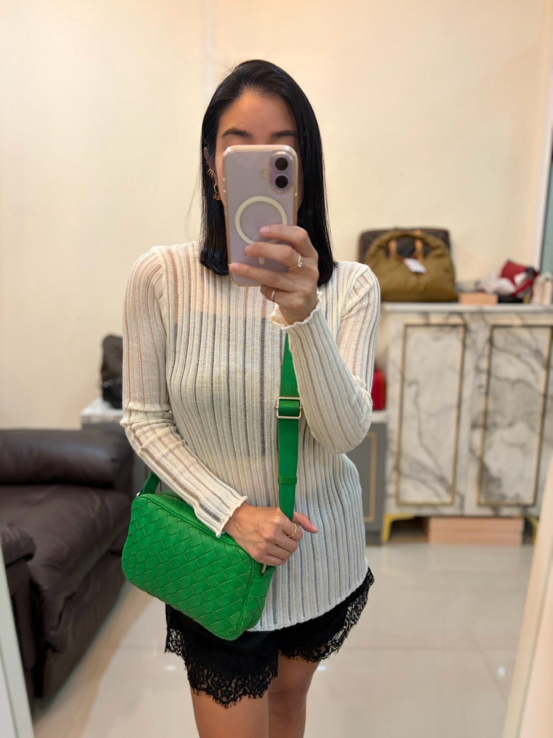 Bottega Intrecciato Camera Crossbody bag - Image 2