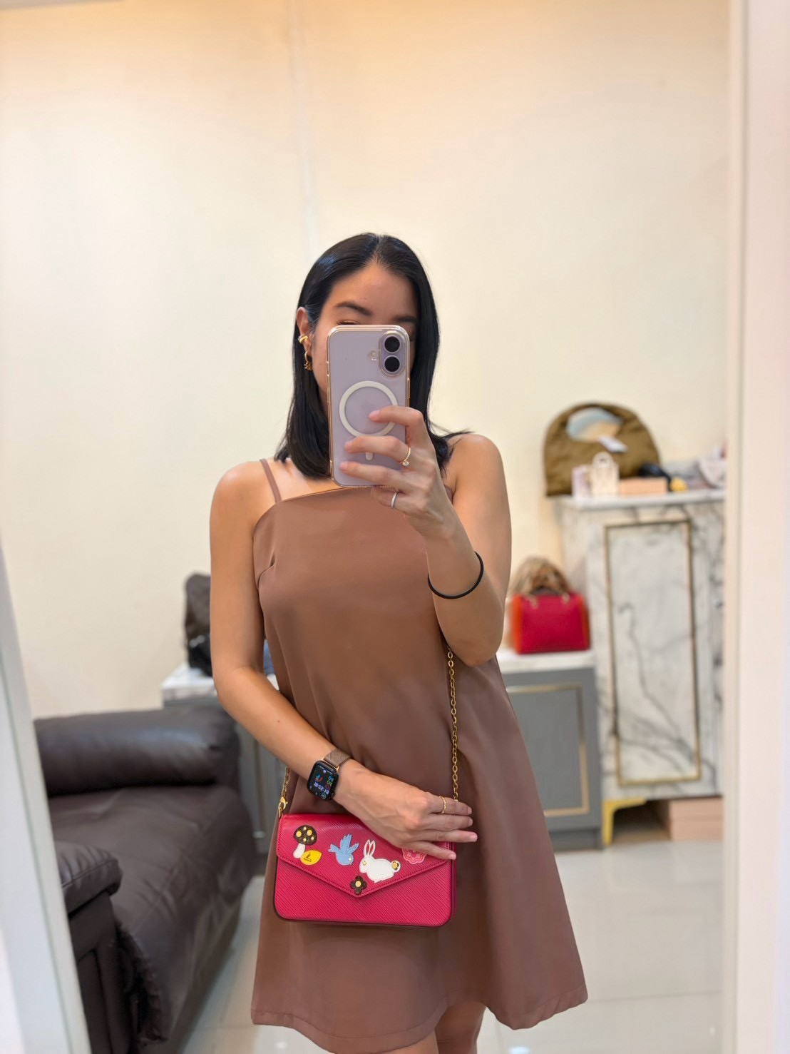 LouisVuitton Eip Easter Bunny Bird Pochette Felicie bag Y2018 - Image 2