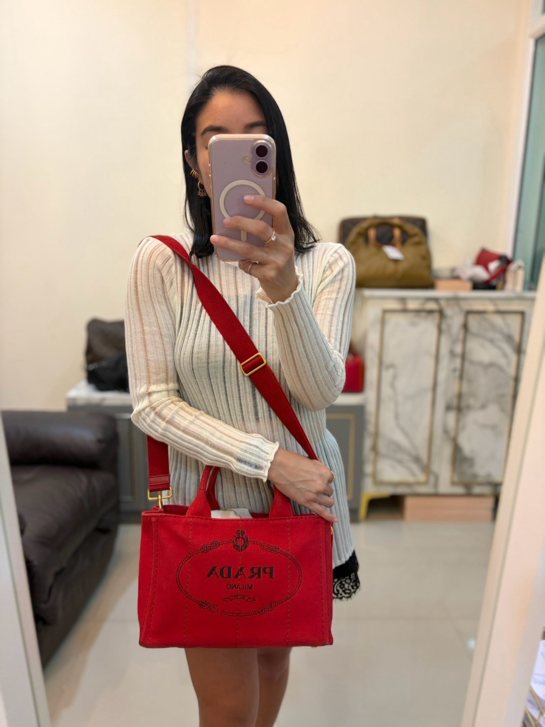 Prada Canapa Tote bag Y2015 - Image 2