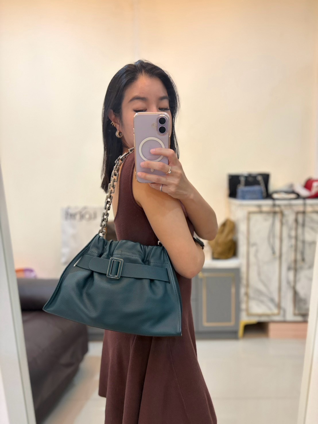 Boyy Scrunchy Soft Shoulder bag Y2023 - Image 2