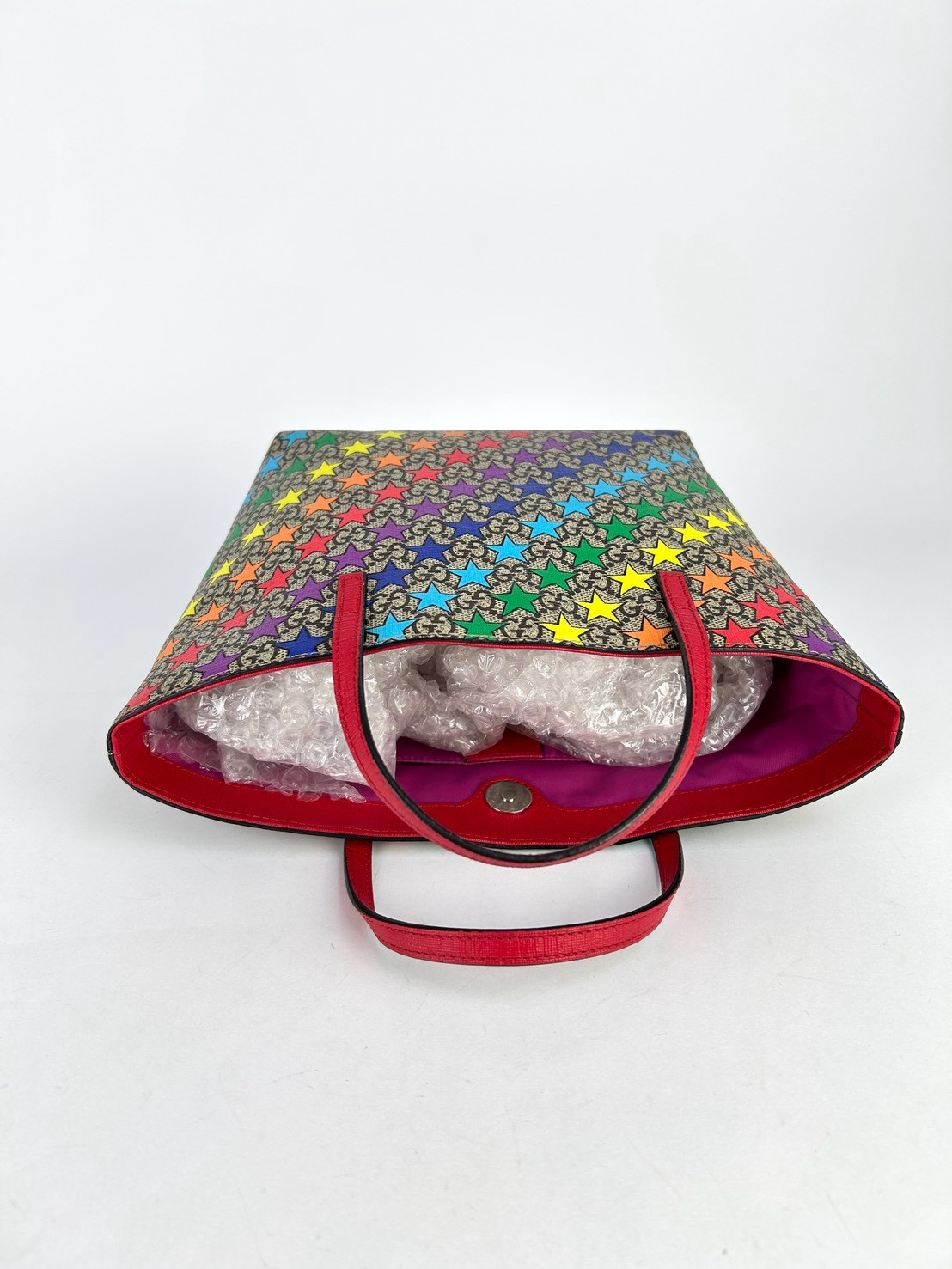 Gucci Tote Kids Rainbow Bag - Image 5