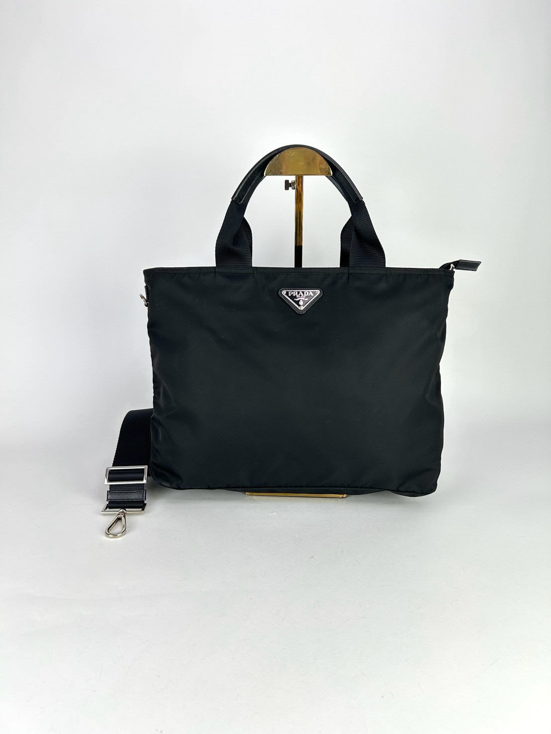 Prada Vela Nylon East West Tote bag