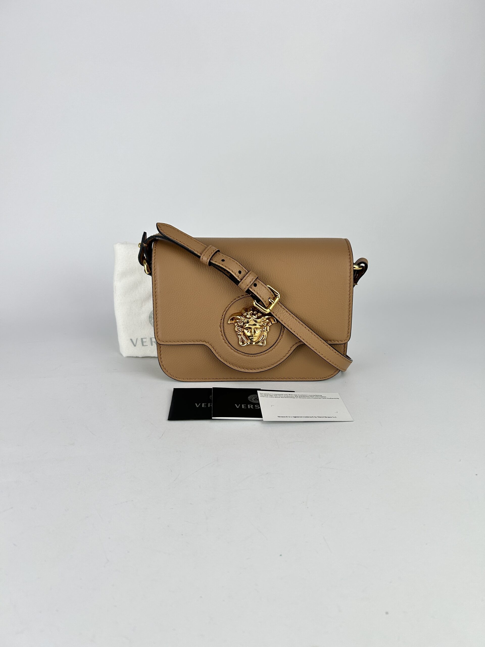 Versace La Medusa Flap Crossbody bag RFID