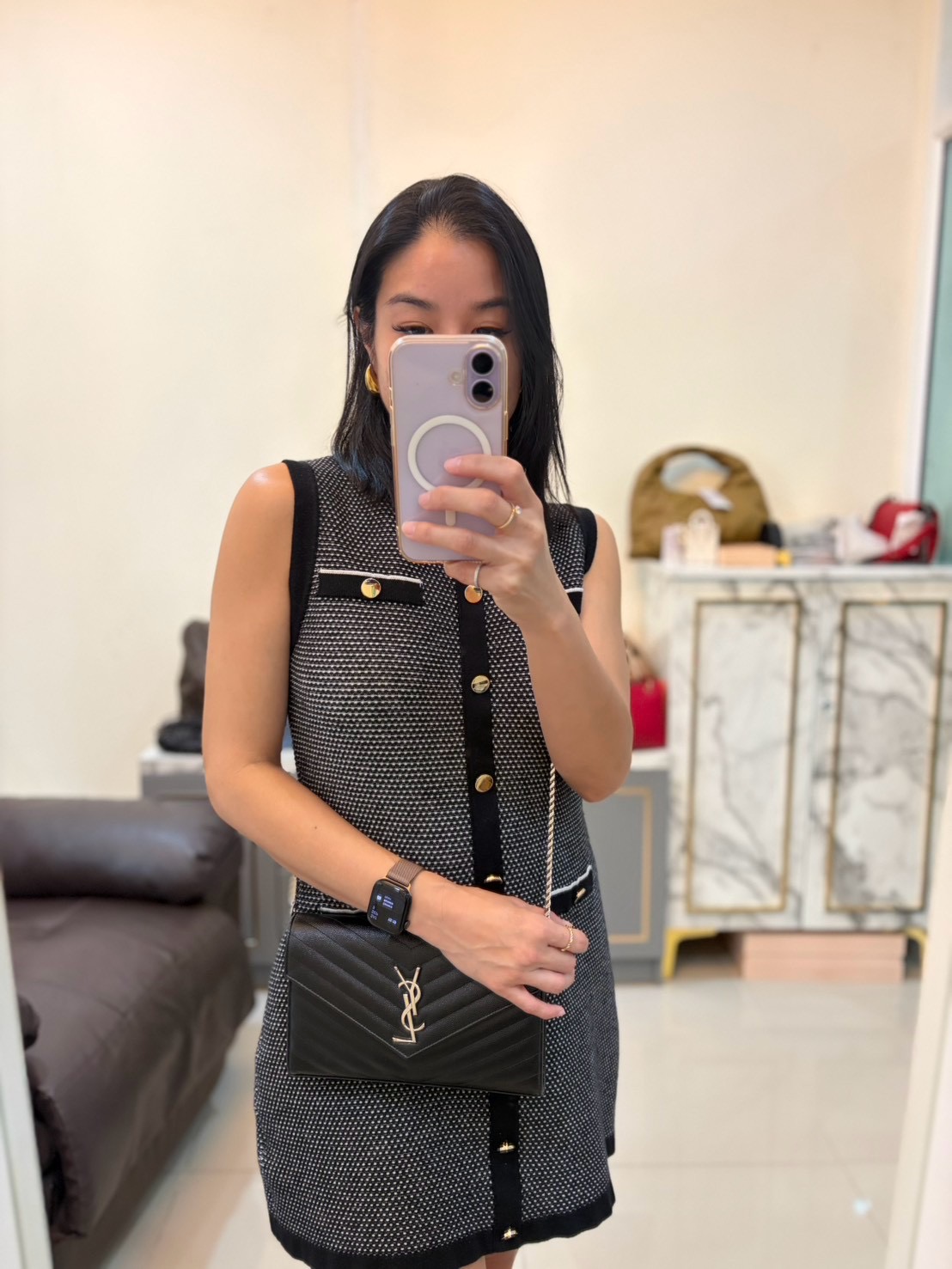 YSL Classic Cassandre Chain Wallet (WOC9) Y2018 - Image 2