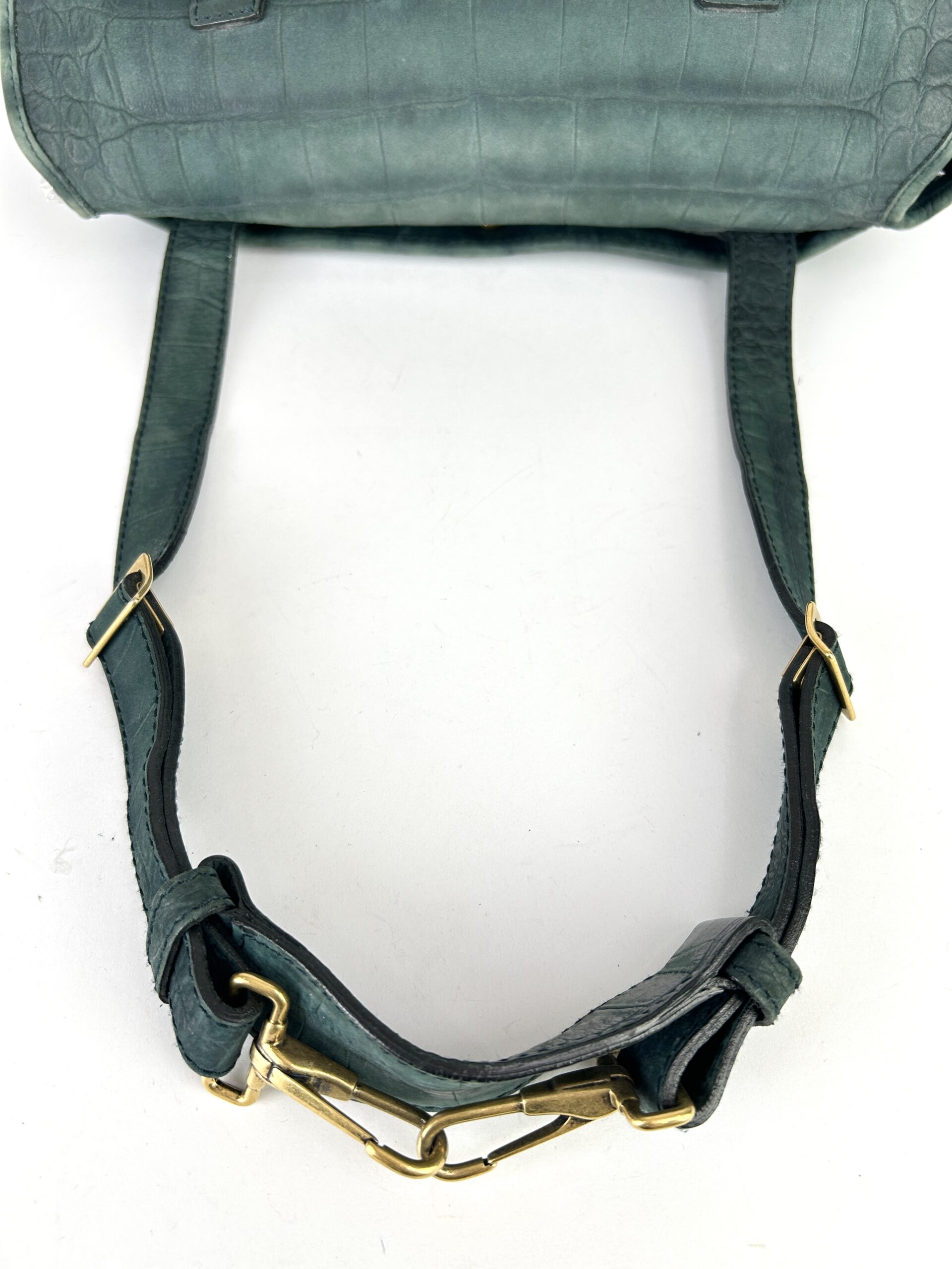 YSL Messenger leather Paint crocodile - Image 5